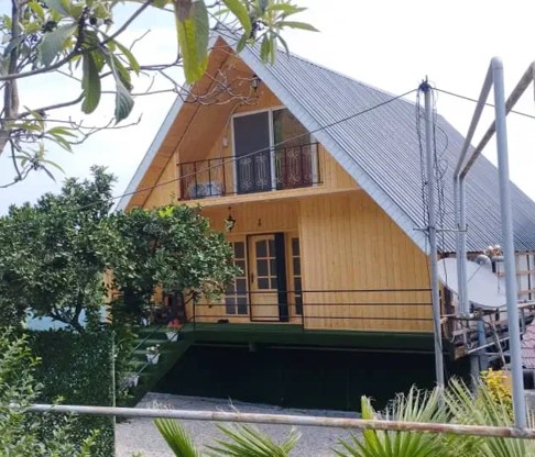 اجاره کلبه جنگلی سوئیسی نوساز آهوان در تنکابن (شهسوار)