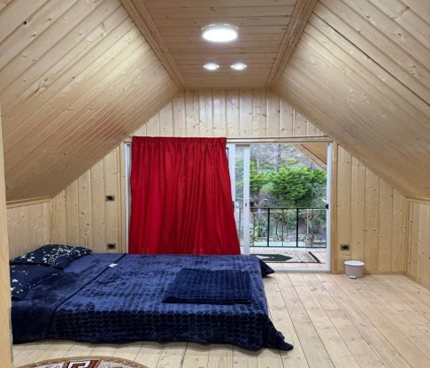 اجاره کلبه جنگلی سوئیسی نوساز آهوان در تنکابن (شهسوار)